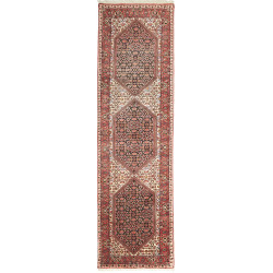 Bidjar 68x255 Cm Bidjar, Persia, Hand-carded Wool (warp: