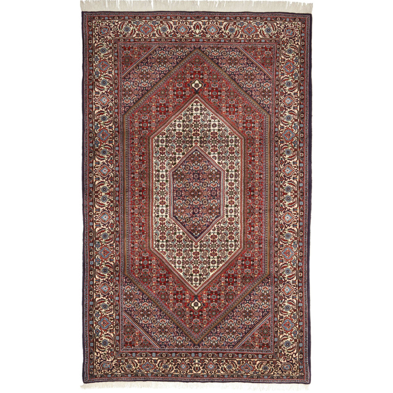 Bidjar 140x228 Cm Bidjar Persia Hand-carded Wool Cotton