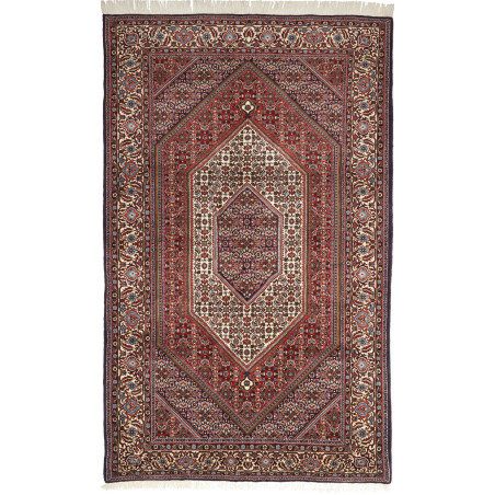 Bidjar 140x228 Cm Bidjar Persia Hand-carded Wool Cotton