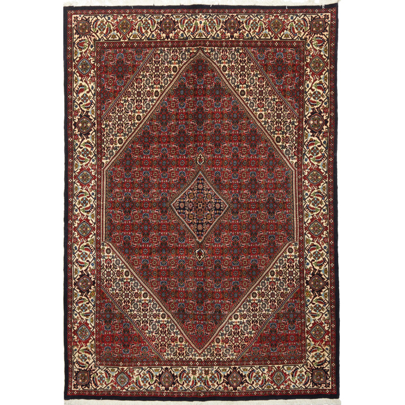 Bidjar 144x202 Cm Bidjar Persia, Hand-carded Wool (warp: