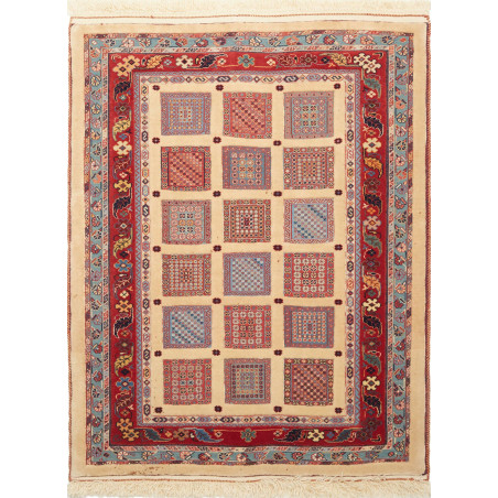 Nimbaft 103x129 Cm Nimbaft, Persia, Hand-carded Wool (cotton