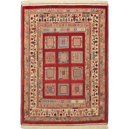 Nimbaft 105x143 Cm Nimbaft, Persia, Hand-carded Wool (warp: