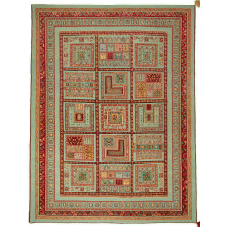 Nimbaft 210x274 Cm Nimbaft, Persia, Hand-carded Wool (warp: