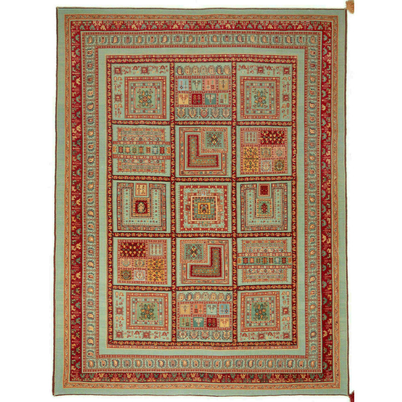 Nimbaft 210x274 Cm Nimbaft, Persia, Hand-carded Wool (warp: