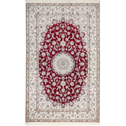 Nain 6la 135x217 Cm Nain 6la Persia Hand-carded Wool Silk