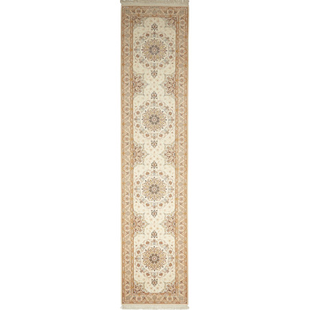 Isfahan 87x398 Cm Isfahan, Persia, Wool And Silk,