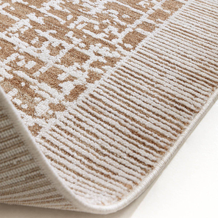 Rug Anders abstract beige sand and light brown 2