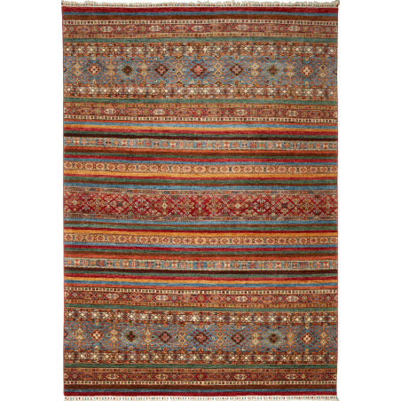 Rug Samarkand Pakistan 210x297 Muted Teal Red