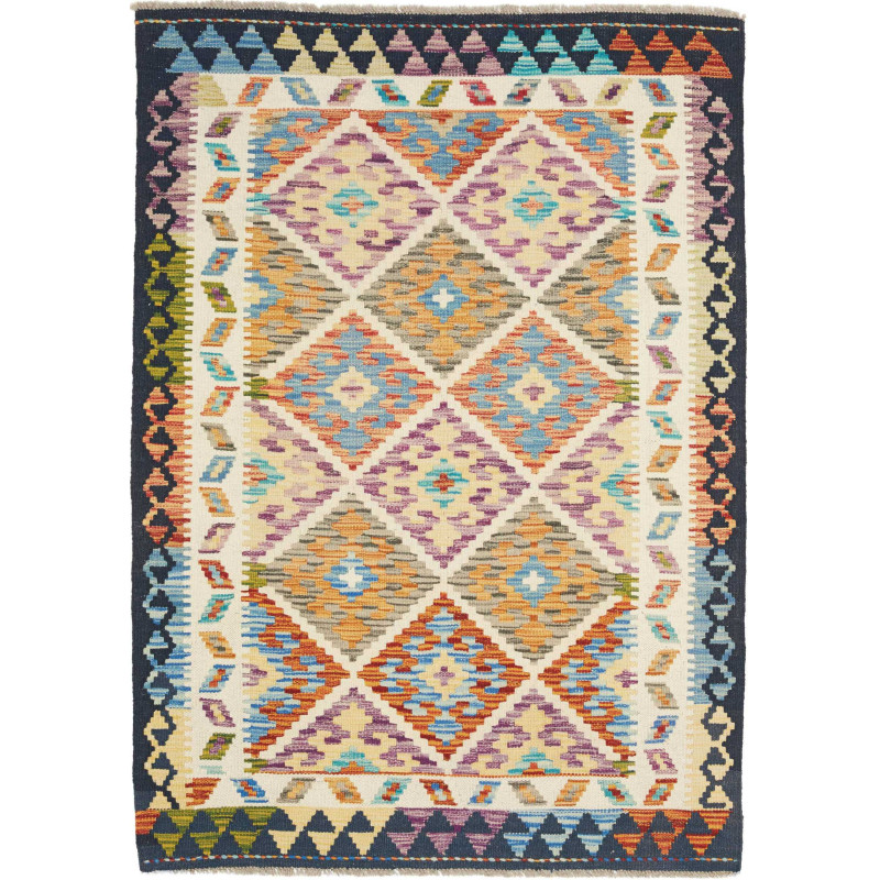 Hand Made Rug Kilim Afghanistan 105x149 Multico
