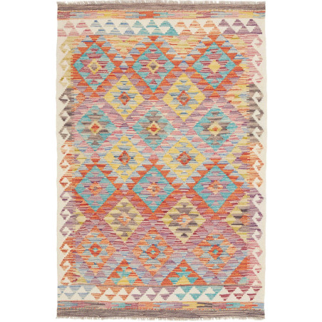 Hand Made Rug Kilim Afghanistan 101x150 Orange