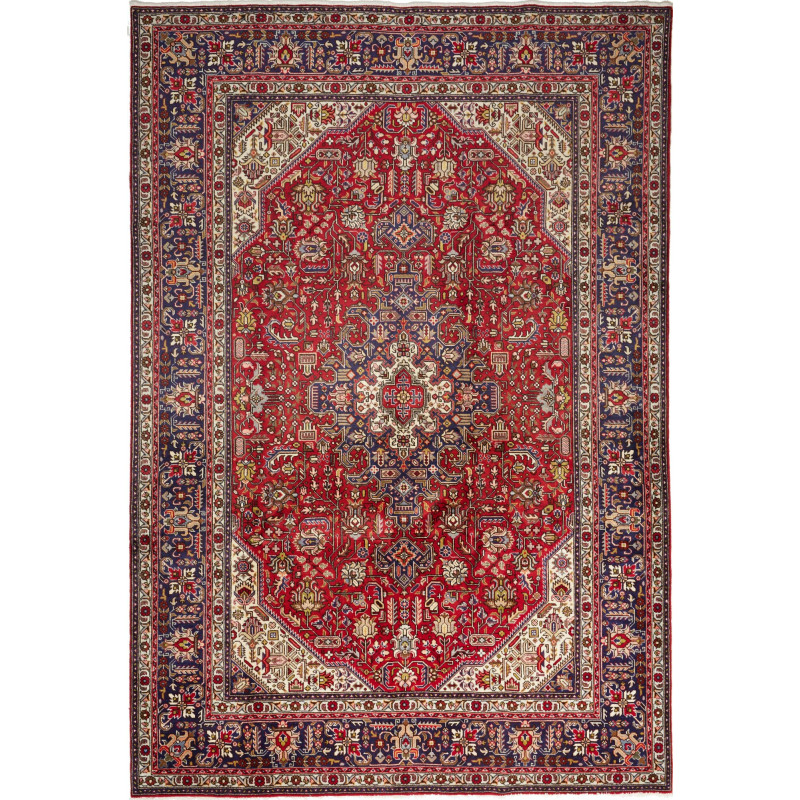 Tabriz 203x295 Cm Tabriz, Persia, Hand-carded Wool, Cotton,