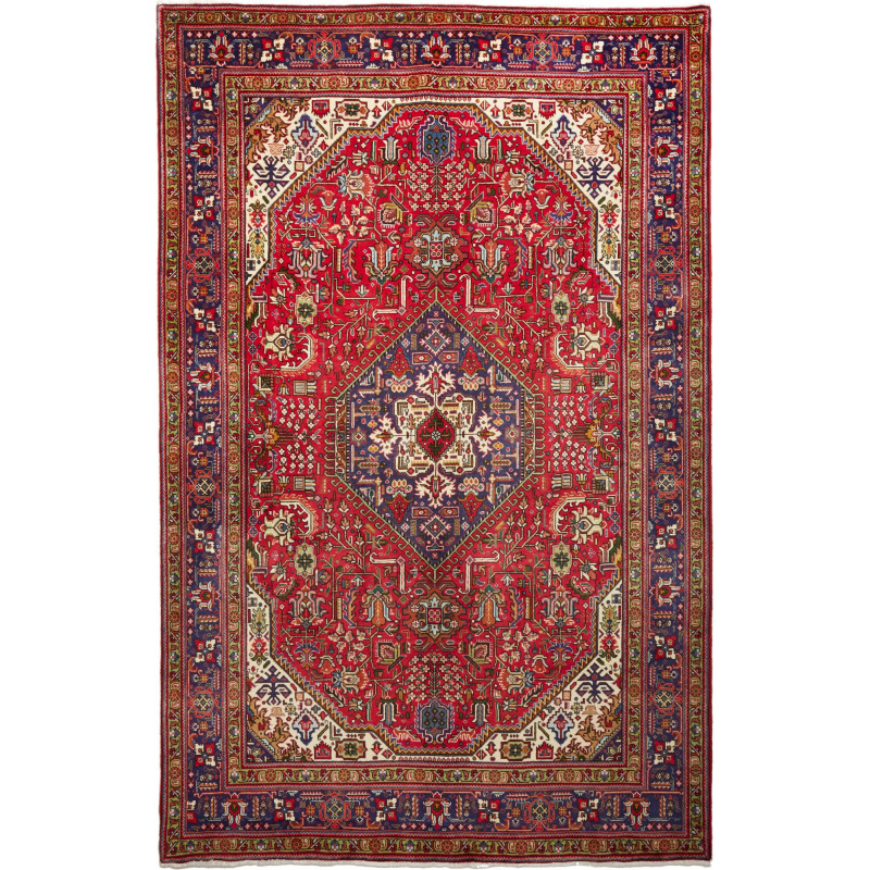 Tabriz 200x308 Cm Tabriz Persia Hand-carded Wool Cotton