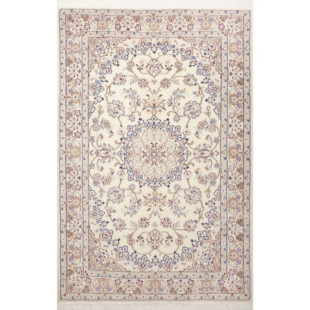 Nain 9la 134x202 Cm Nain 9la, Persia, Hand-carded Wool And