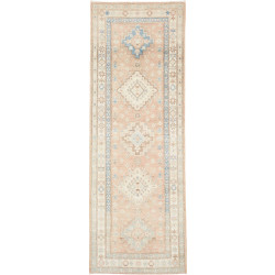 Hand Made Rug Kazak Afghanistan 75x208 Light Pe
