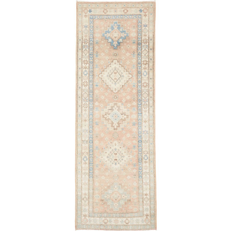 Hand Made Rug Kazak Afghanistan 75x208 Light Pe