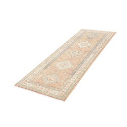 Hand Made Rug Kazak Afghanistan 75x208 Light Pe
