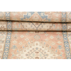 Hand Made Rug Kazak Afghanistan 75x208 Light Pe