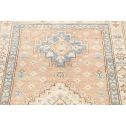 Hand Made Rug Kazak Afghanistan 75x208 Light Pe