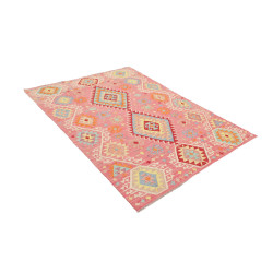 Hand Made Rug Kilim Afghanistan 152x202 Pink Mu