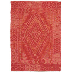 Hand Made Rug Kilim Afghanistan 128x172 Red Cor