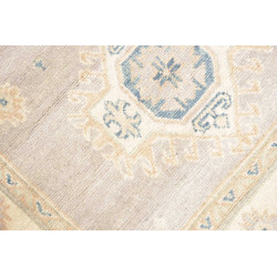 Hand Made Rug Kazak Afghanistan 92x192 Light Gr
