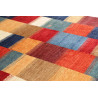 Hand Made Rug Mosaic Pakistan 243x337 Red Blue