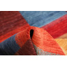 Hand Made Rug Mosaic Pakistan 243x337 Red Blue