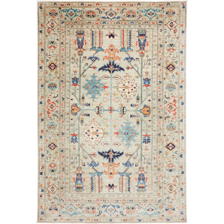 Hand Made Rug Kazak Fine Pakistan 203x299 Mint