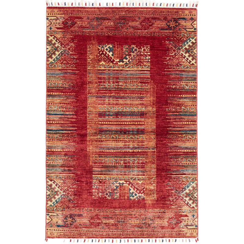 Hand Made Rug Siva Pakistan 100x150 Terracotta