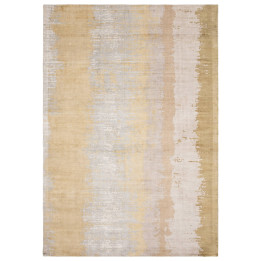 Tappeto Juno astratto giallo oro e beige 200x290