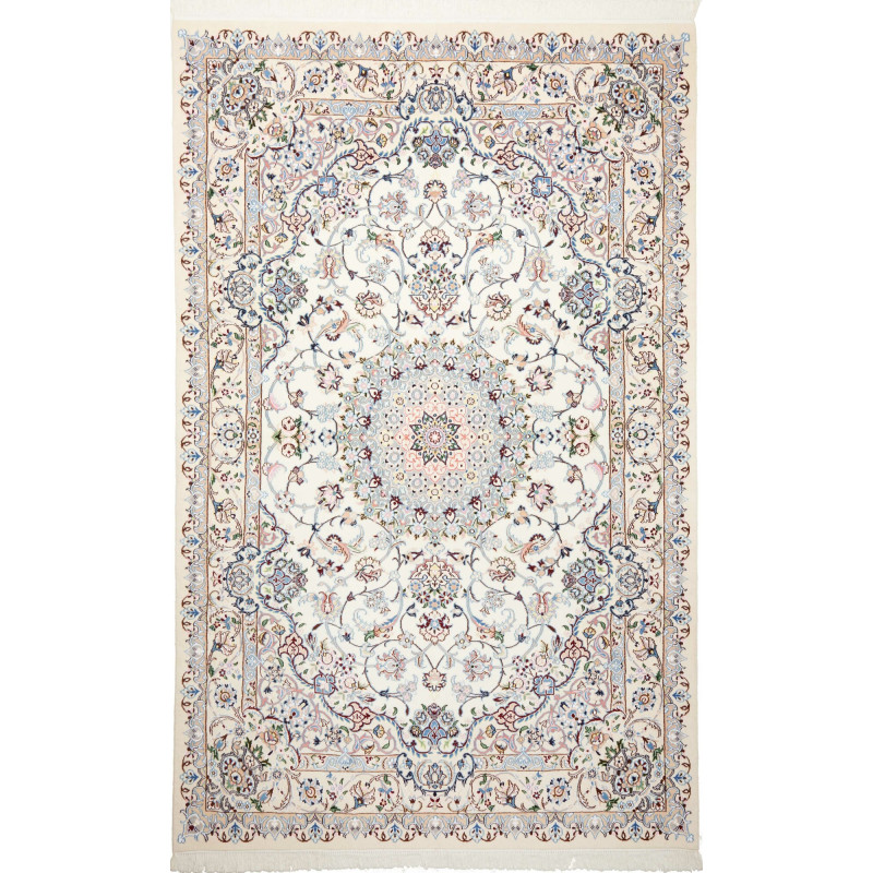 Nain 9la 160x296 Cm Nain 9la, Persia, Hand-carded Wool And