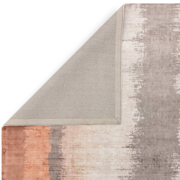 Tappeto Juno astratto arancione e grigio 200x290