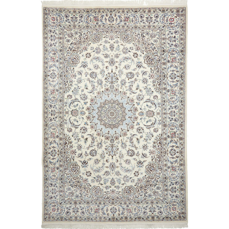 Nain 9la 197x293 Cm Nain 9la, Persia, Hand-carded Wool And