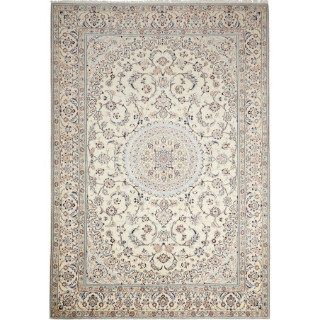 Nain 9la 204x298 Cm Nain 9la, Persia, Hand-carded Wool And
