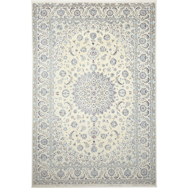 Nain 9la 195x290 Cm Nain 9la, Persia, Hand-carded Wool And