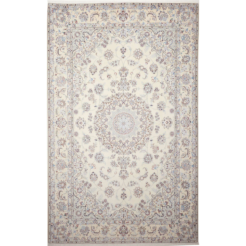 Nain 9la 193x312 Cm Nain 9la, Persia, Hand-carded Wool And