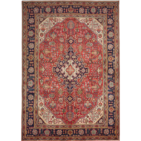 Tabriz 200x293 Cm Tabriz, Persia, Hand-carded Wool (warp: