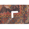Antique 170x252 Cm Antico. Persian Tribal. Wool On Cotton.