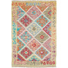 Hand Made Rug Kilim Afghanistan 100x145 Beige M
