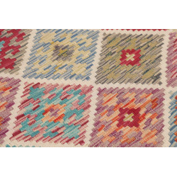 Hand Made Rug Kilim Afghanistan 100x145 Beige M
