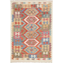 Hand Made Rug Kilim Afghanistan 99x147 Blue Ora