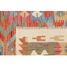 Hand Made Rug Kilim Afghanistan 99x147 Blue Ora