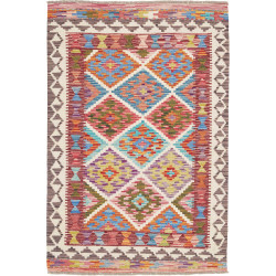 Hand Made Rug Kilim Afghanistan 100x148 Multico