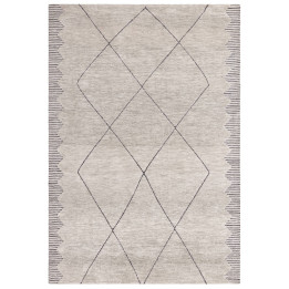 Rug Mason geometric light grey dark grey 120x170
