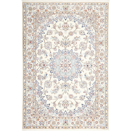 Nain 9la 138x204 Cm Nain 9la, Persia, Hand-carded Wool And