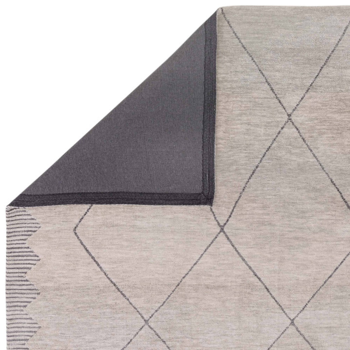 Rug Mason geometric light grey dark grey 160x230