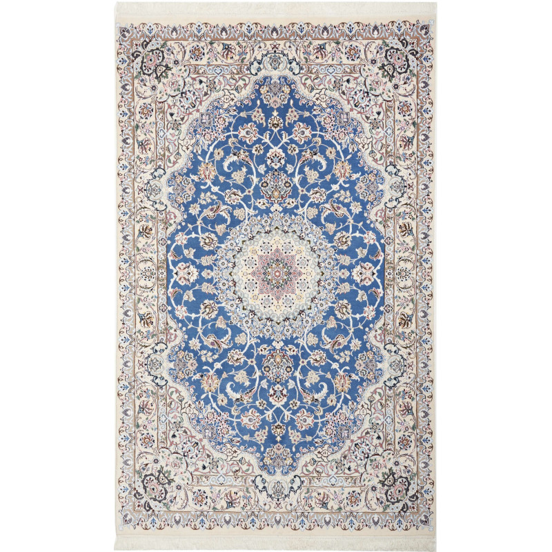 Nain 9la 148x243 Cm Nain 9la, Persia, Hand-carded Wool And