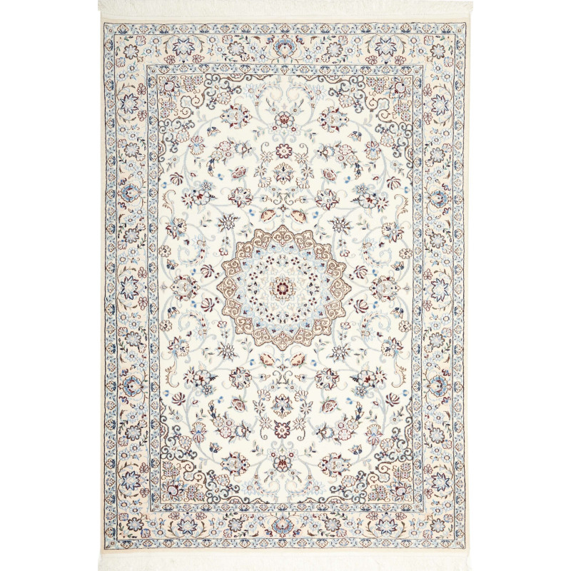 Nain 9la 138x198 Cm Nain 9la, Persia, Hand-carded Wool And