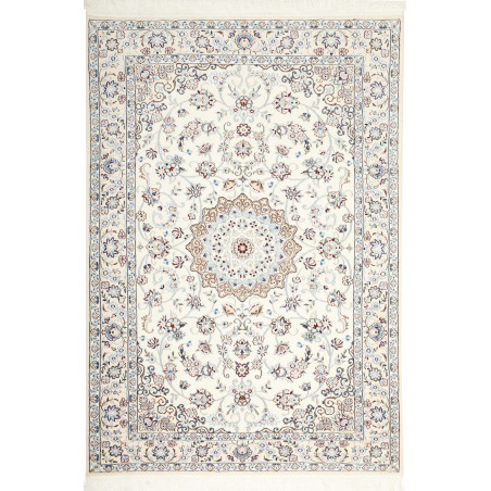 Nain 9la 138x198 Cm Nain 9la, Persia, Hand-carded Wool And