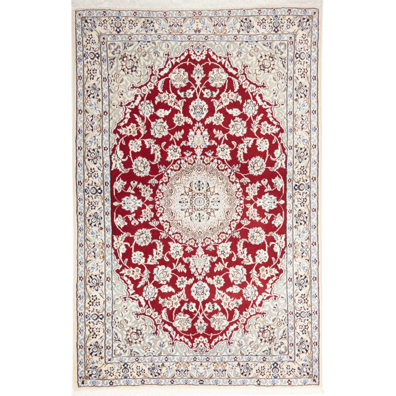 Nain 9la 130x200 Cm Nain 9la, Persia, Hand-carded Wool And